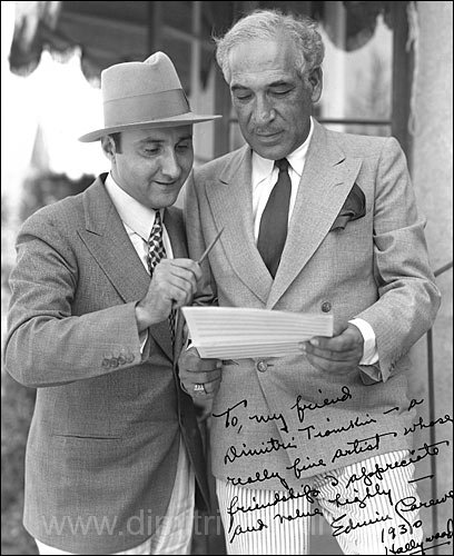 Dimitri Tiomkin with Edwin Carewe, 1930