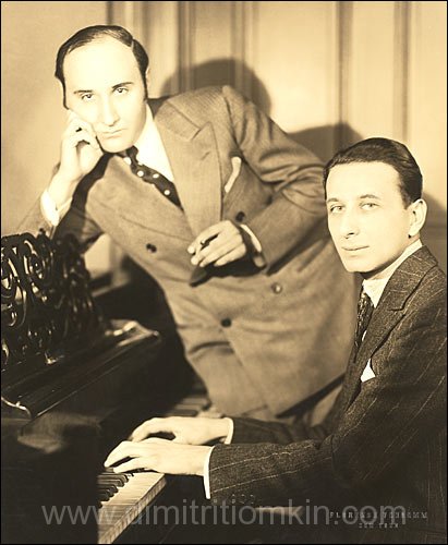 Dimitri Tiomkin with Alexander Tansman, circa late 1920s