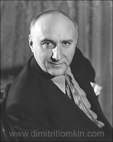Dimitri Tiomkin publicity portrait