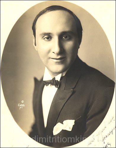 Dimitri Tiomkin portrait, 1925