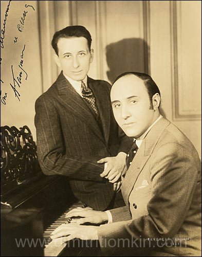 Dimitri Tiomkin with Alexander Tansman