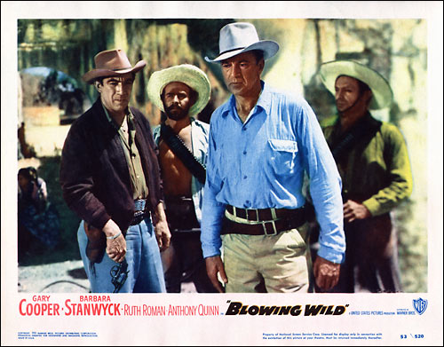 Blowing Wild lobby card F
