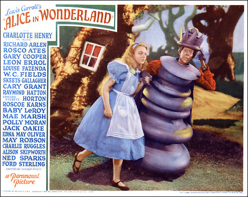 Alice in Wonderland lobby card B