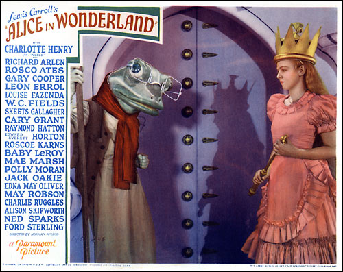 Alice in Wonderland lobby card C