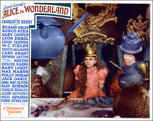 Alice in Wonderland lobby card D