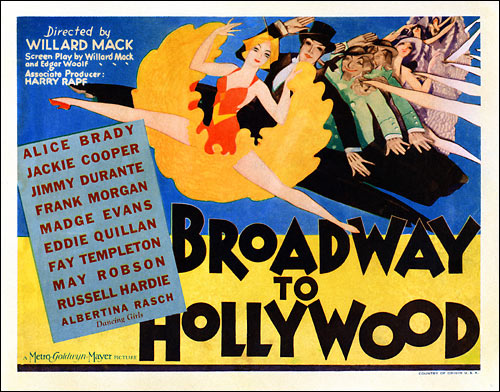 Broadway to Hollywood lobby card A