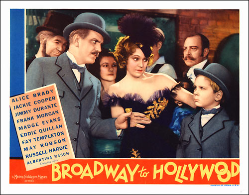 Broadway to Hollywood lobby card B