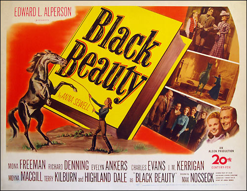 Black Beauty half sheet poster