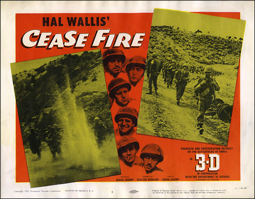 Cease Fire lobby card A