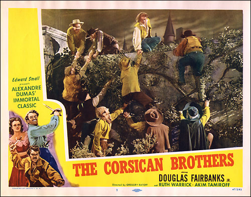 Corsican Brothers lobby card A