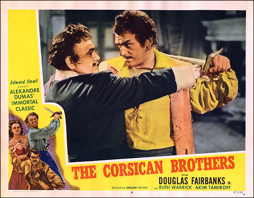 Corsican Brothers lobby card F