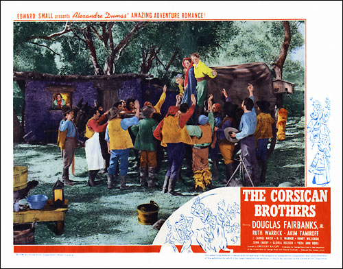 Corsican Brothers lobby card 2D
