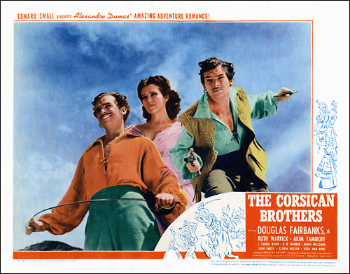 Corsican Brothers lobby card 2G