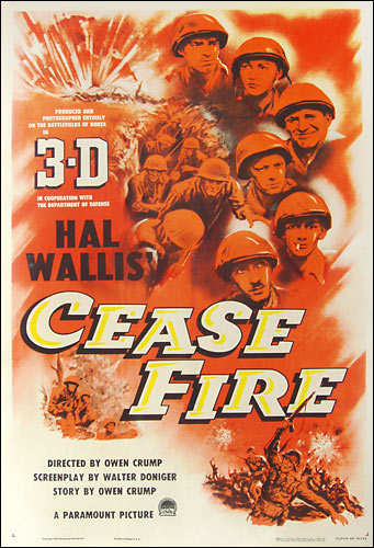 Cease Fire U.S. one sheet poster
