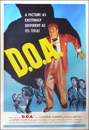 D.O.A. one sheet poster