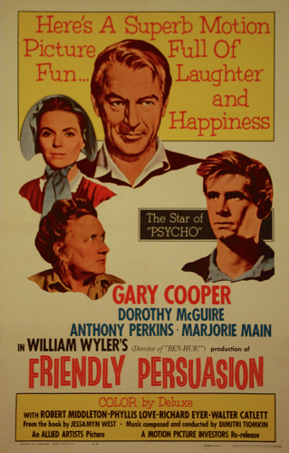 Friendly Persuasion one sheet poster