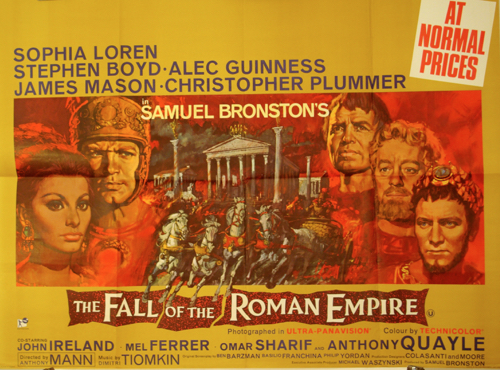 Fall of the Roman Empire one sheet poster