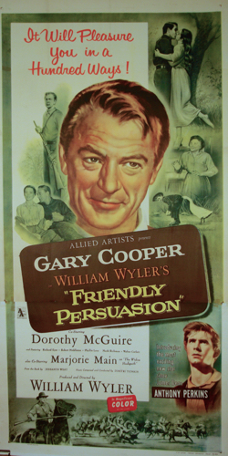 Friendly Persuasion two sheet poster
