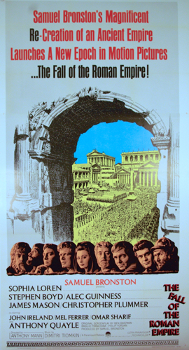 Fall of the Roman Empire two sheet poster