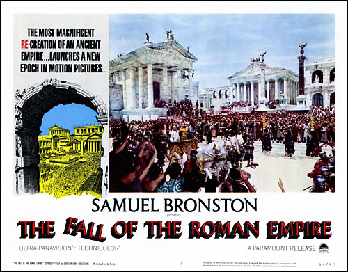 Fall of the Roman Empire lobby card C