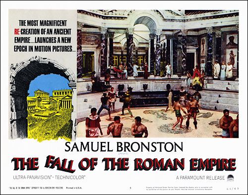 Fall of the Roman Empire lobby card D