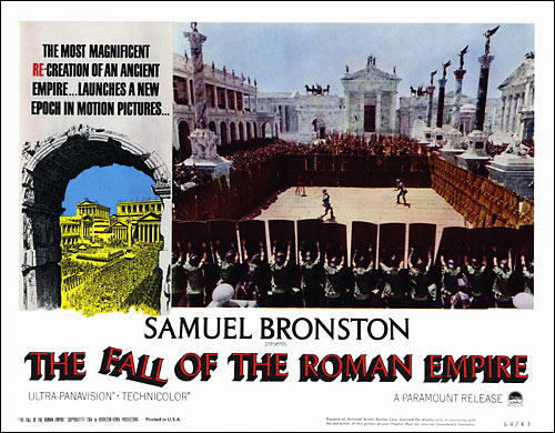 Fall of the Roman Empire lobby card G