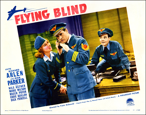 Flying Blind lobby card A