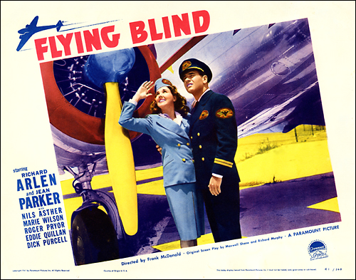 Flying Blind lobby card B