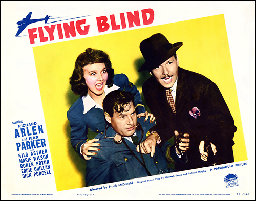 Flying Blind lobby card C