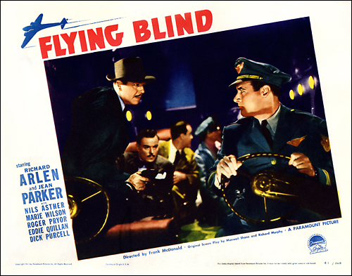 Flying Blind lobby card D
