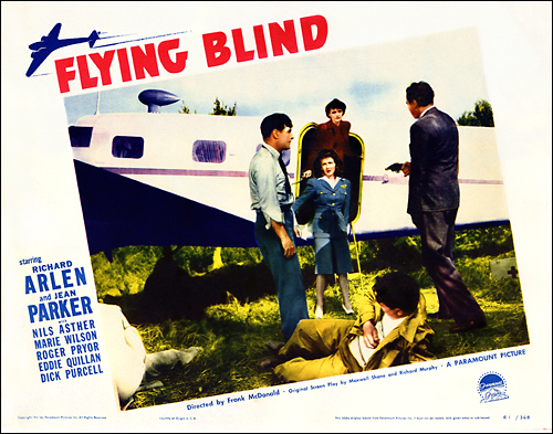 Flying Blind lobby card G