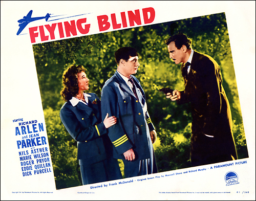 Flying Blind lobby card H