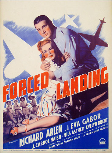 Forced Landing Jumbo Window Card - US