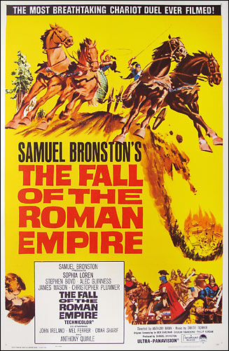 Fall of the Roman Empire one sheet, US, style A