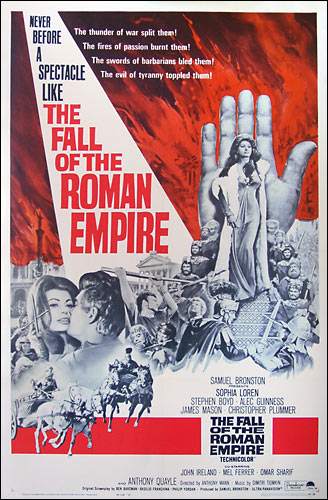 Fall of the Roman Empire one sheet, US, style B
