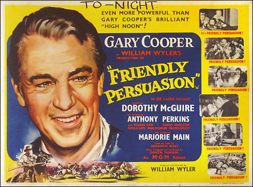 Friendly Persuasion one sheet, US, style A