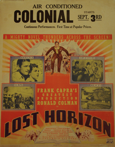 Lost Horizon one sheet poster