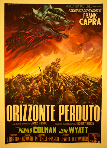 Lost Horizon (Orrizonte Perduto) poster