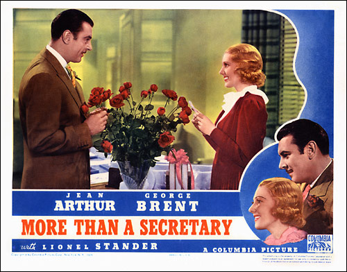More Than a Secretary lobby card A