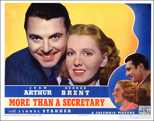 More Than a Secretary lobby card C
