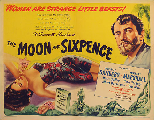 Moon and Sixpence half sheet, US, style A