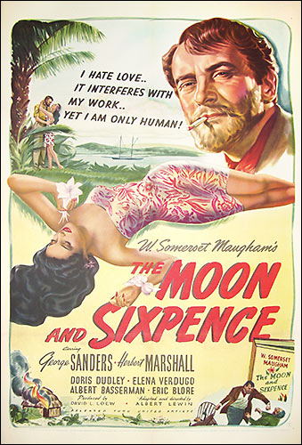 Moon and Sixpence one sheet, US