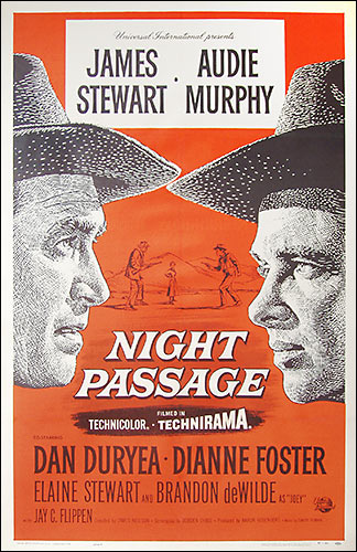 Night Passage one sheet, US