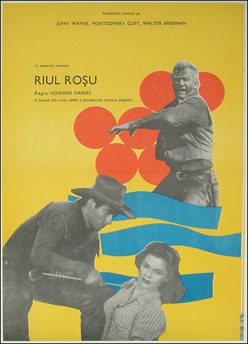 Red River Romanian Poster