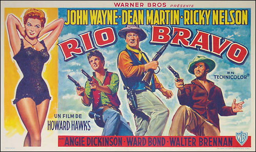 Rio Bravo window card, US