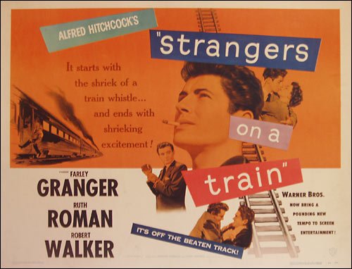 Strangers on a Train half sheet, US