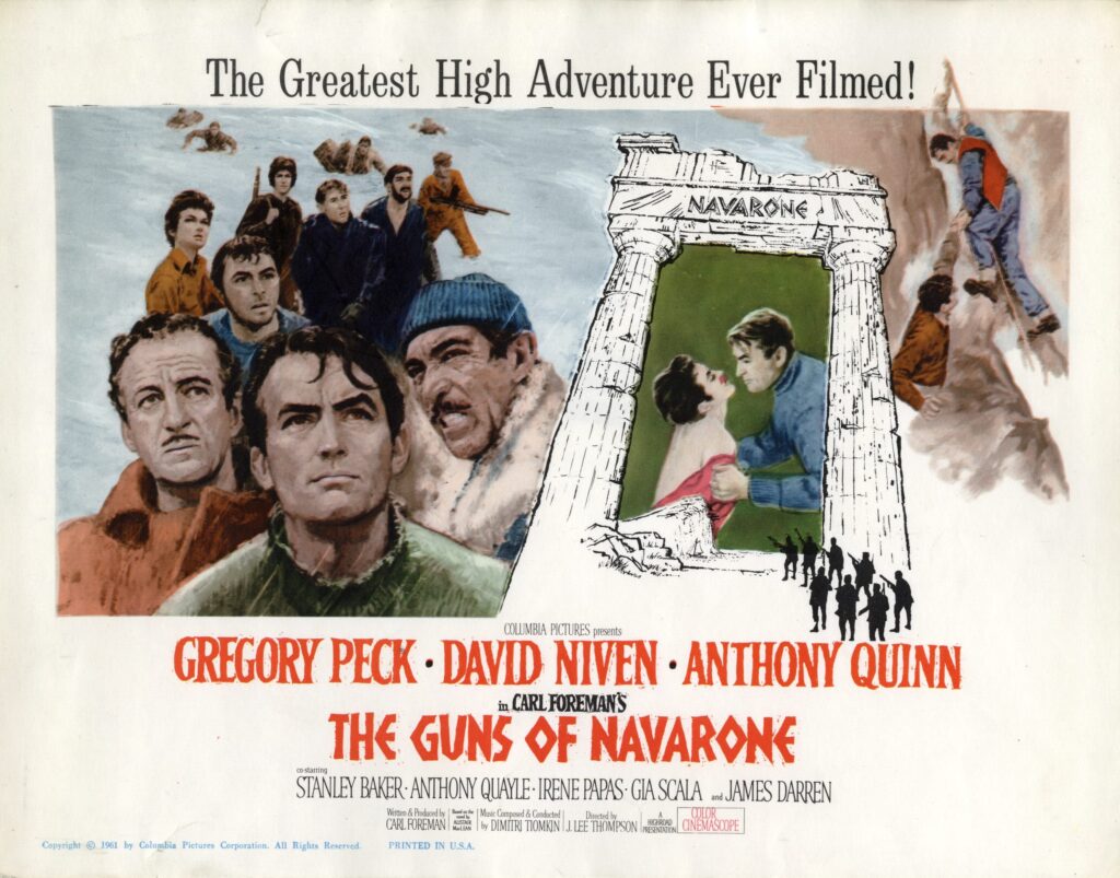 The Guns of Navarone Lobby Card 2A