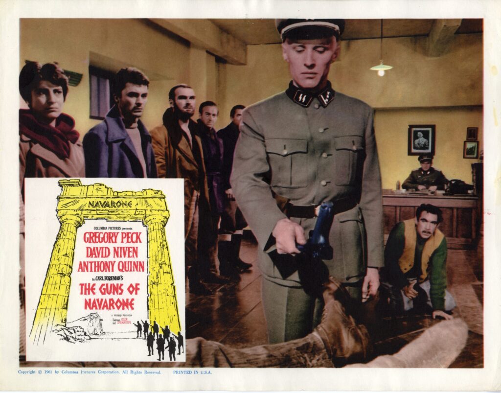 The Guns of Navarone Lobby Card 2B