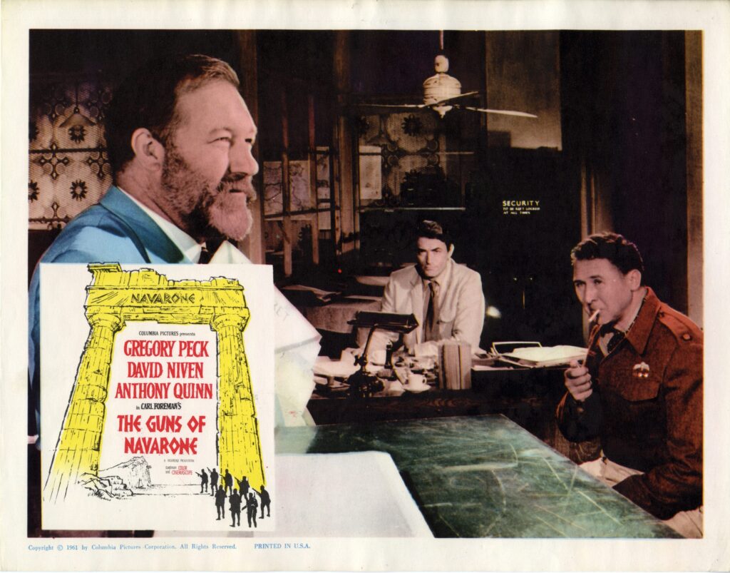 The Guns of Navarone Lobby Card 2E