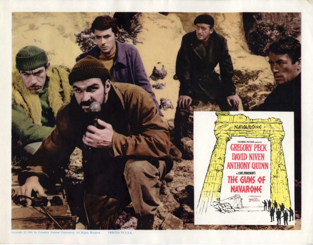 The Guns of Navarone Lobby Card 2F